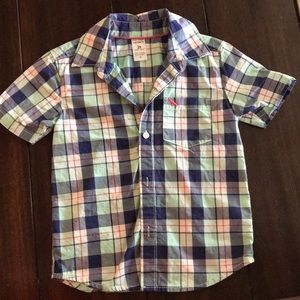 Toddler boy button up